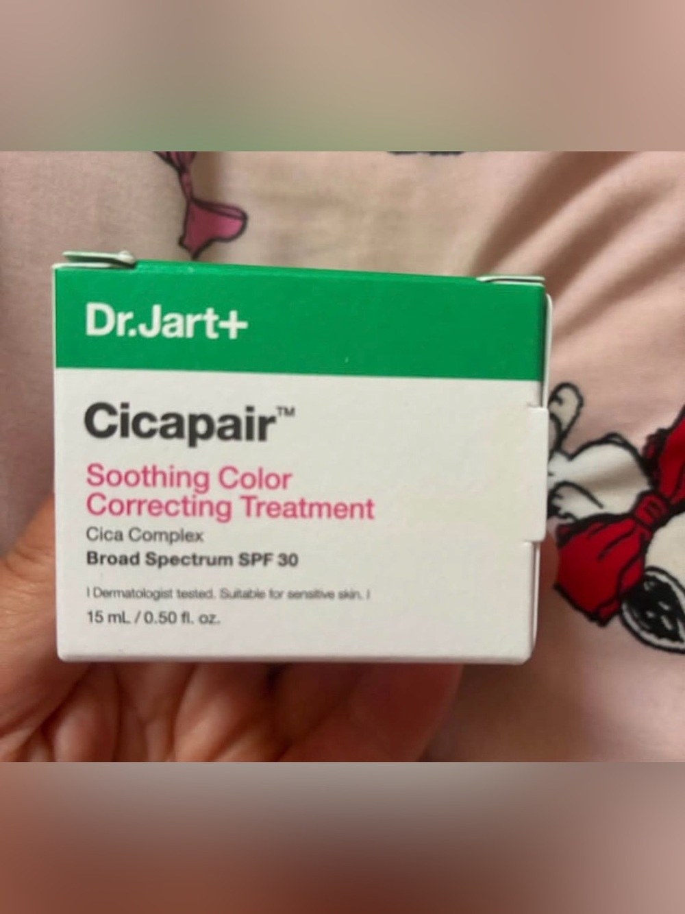 Dr. Jart Cicapair soothing Color Correcting Treatment 15ml exp 2027-04-25